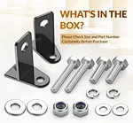 golf cart seat belt bracket mounting